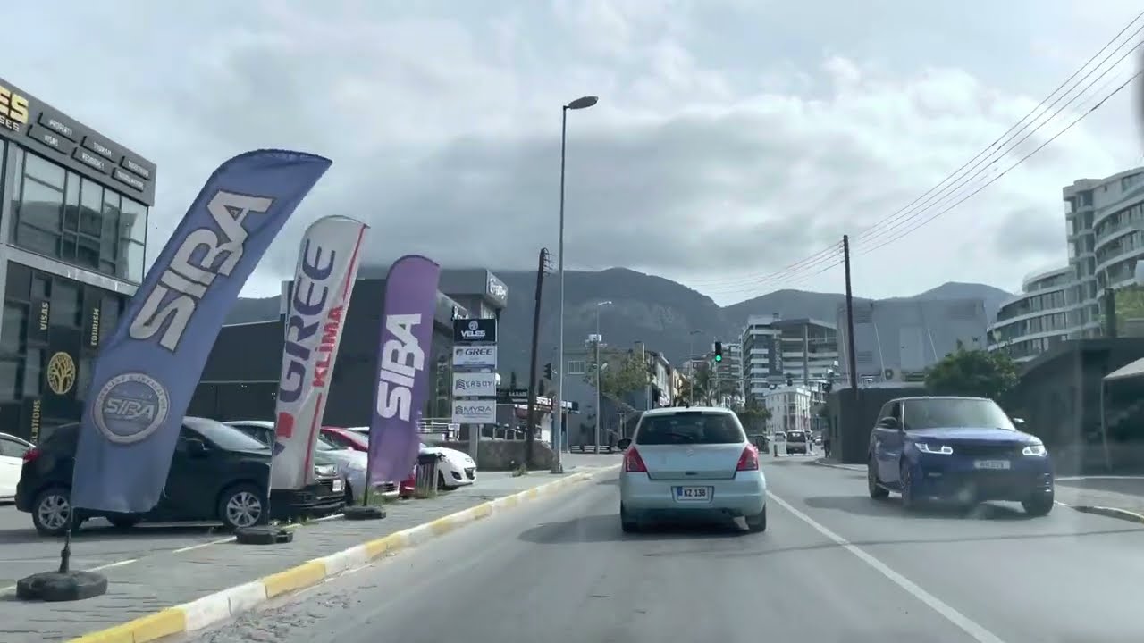 Beautiful Cyprus Drive from Acapulco resort to Girne North Cyprus