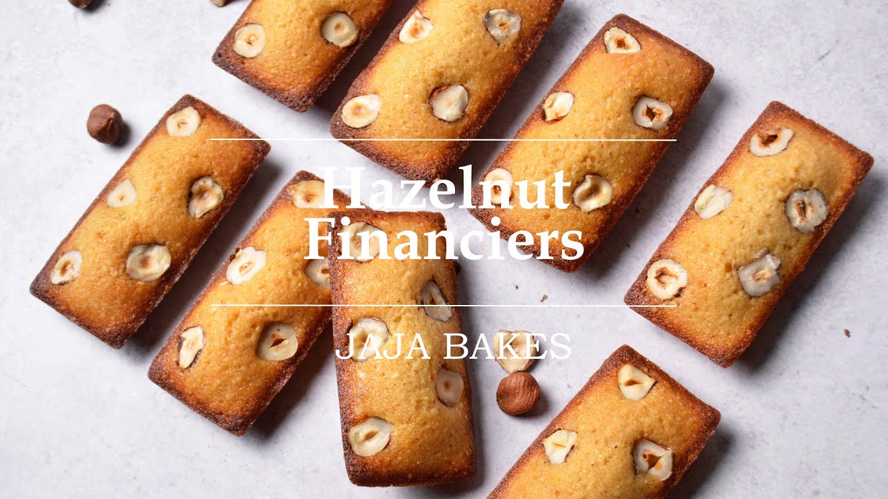 Hazelnut Financiers | Mini French Hazelnut Cakes | Jaja Bakes