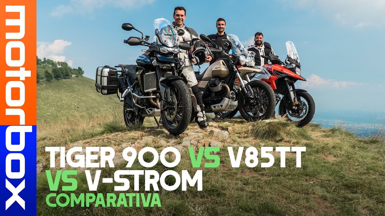 Comparativa enduro | La migliore per viaggiare è... | Moto Guzzi V85TT, V-Strom 1050 XT, Tiger 900