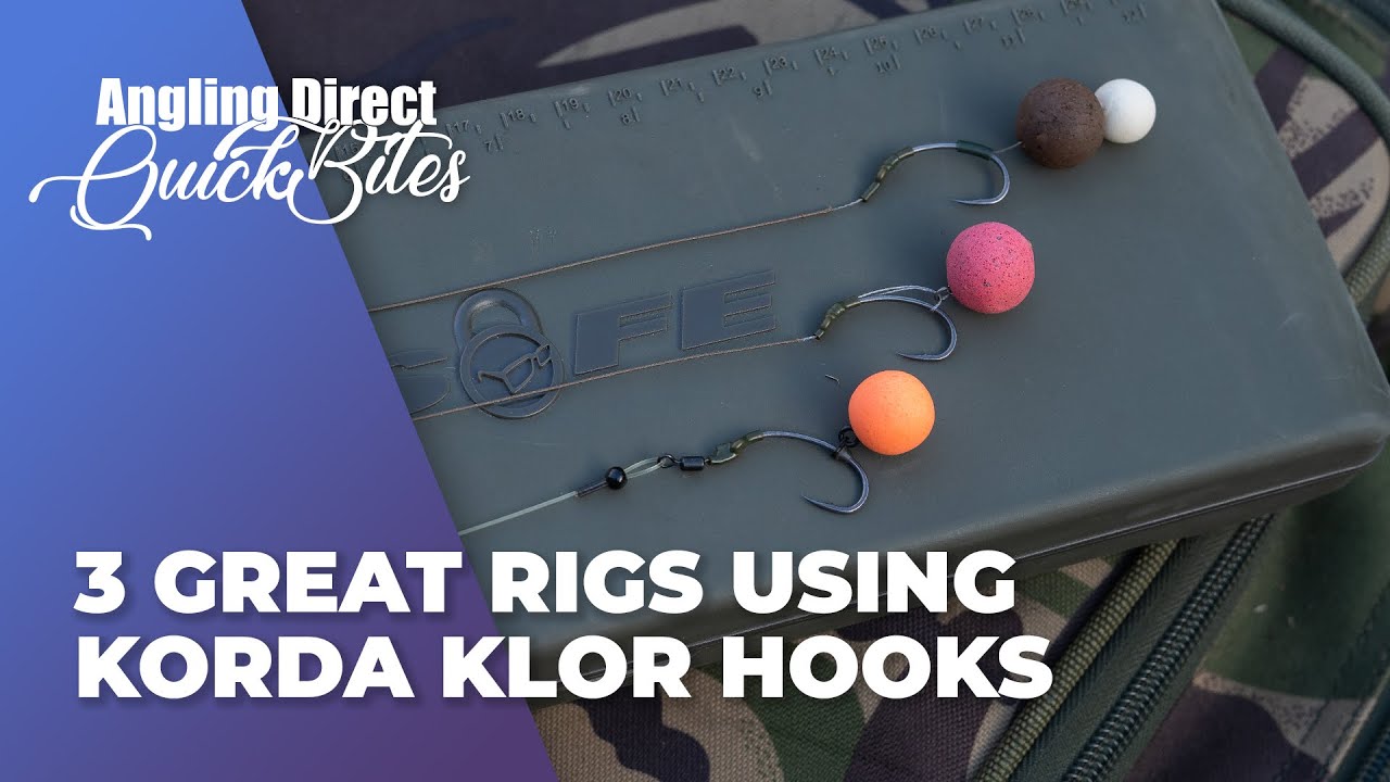 3 Rigs f&uuml;r den Korda Klor Haken - Karpfenangeln Quickbite