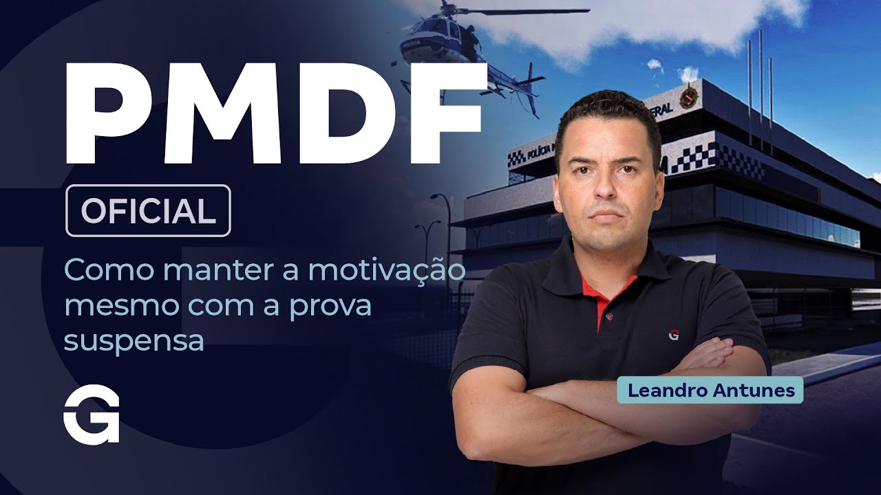 Concurso PM DF Oficial: Como manter a motiva&ccedil;&atilde;o mesmo com a prova suspensa