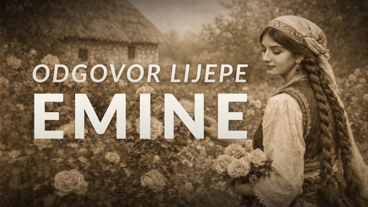 Odgovor lijepe Emine | Aleksa Šantić 1902 - Original balkan song