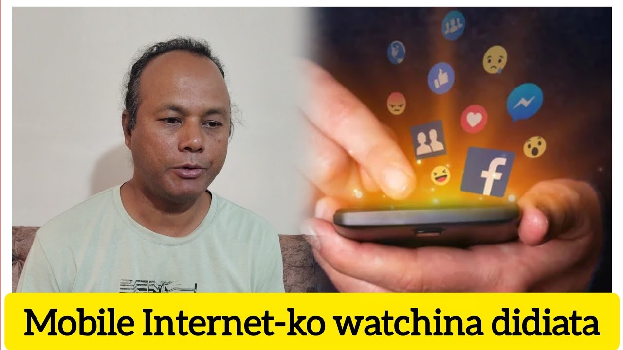 Tura•ni MDC Shri Bernard Marak Mobile Internet-ko watjaeng•anina sorkariko didiata