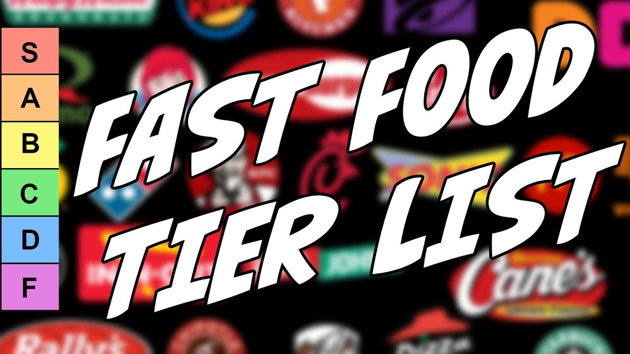 FAST FOOD TIER LIST // FOOD CENTRAL TV