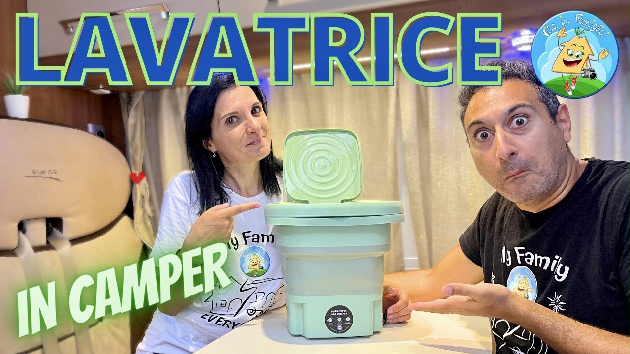 Mini LAVATRICE in CAMPER 🚐 FUNZIONA DAVVERO?!? 🤩 UNBOXING e TEST di funzionamento