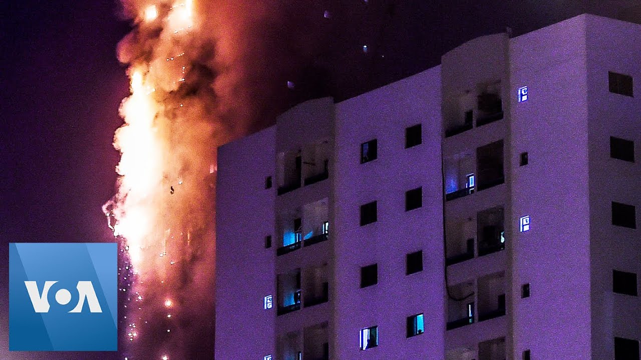 Fire Blazes Through UAE's Sharjah Residential Tower