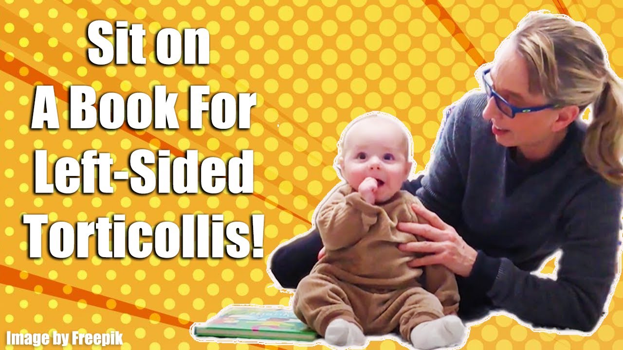 Left Sided Torticollis? Fix Left Side Shortening With a Book! Pediatric PT Torticollis Treatment #47