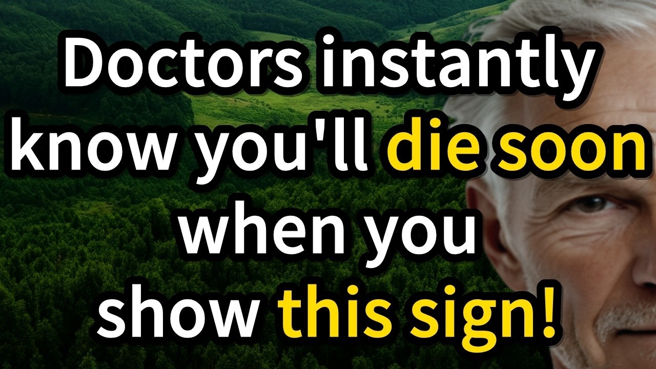 Doctors Instantly Know You Are Dying When These 5 Warning Signs Appear![Senior Health]