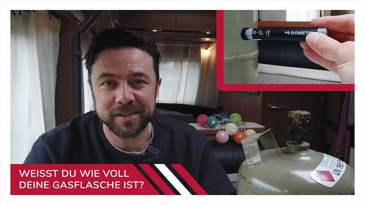 Ermittle den F&uuml;llstand Deiner Gasflasche mit dem Dometic Gaspr&uuml;fer GC 100