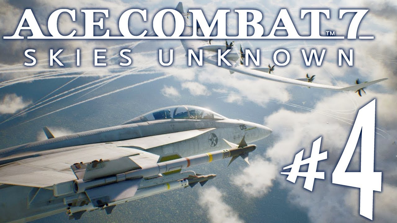 Ace Combat 7 Skies Unknown - Parte 4: Ataque em Massa!!! [ PS4 Pro - Playthrough ]