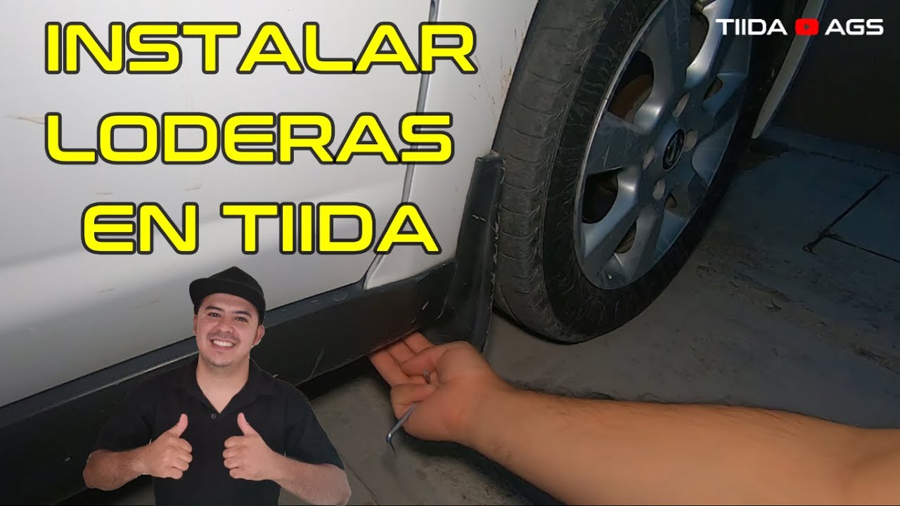 Como instalar las loderas al nissan tiida