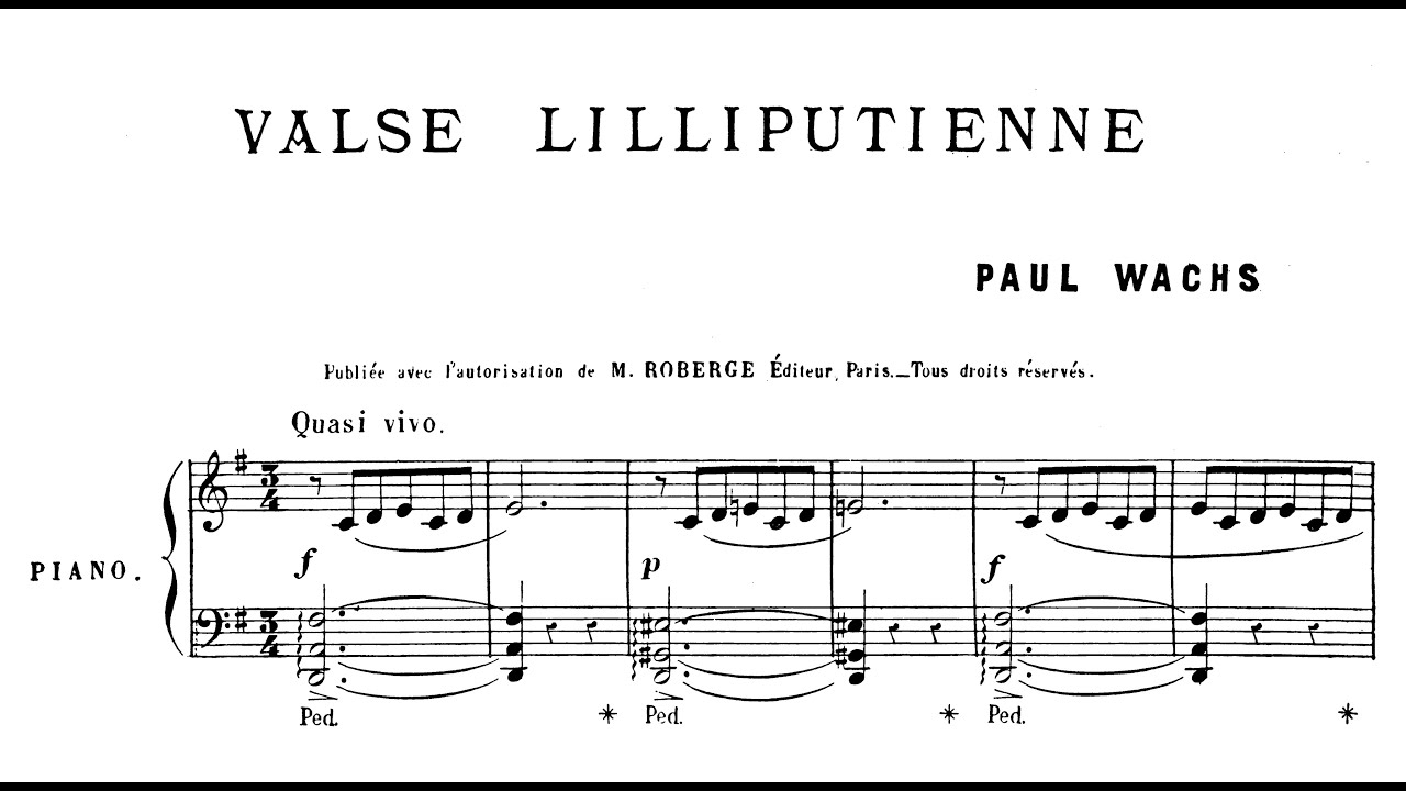 Paul Wachs | Valse lilliputienne