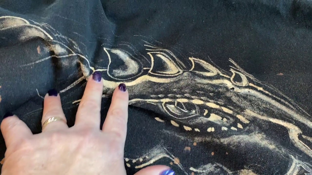 Bleach Painting Shirts Problems | Bleach Eating Holes | 319