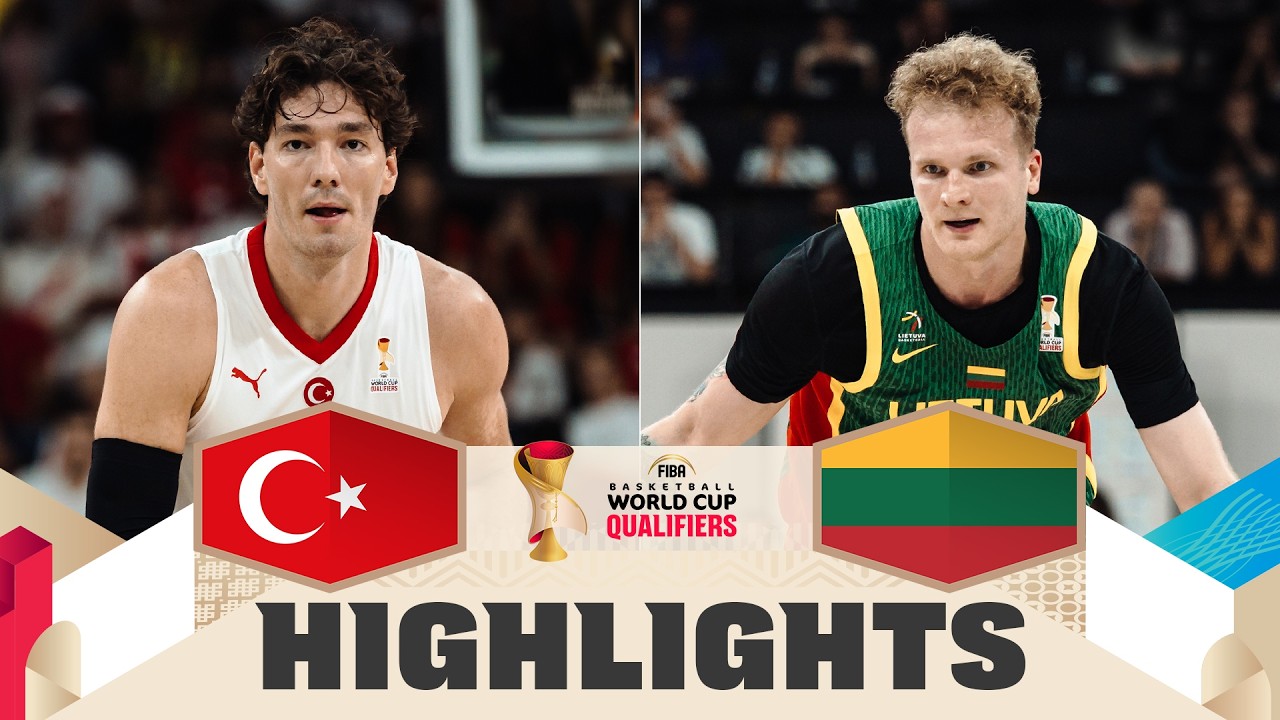 T&uuml;rkiye 🇹🇷 v Lithuania 🇱🇹 | Highlights | FIBA Basketball World Cup 2027 European Qualifiers