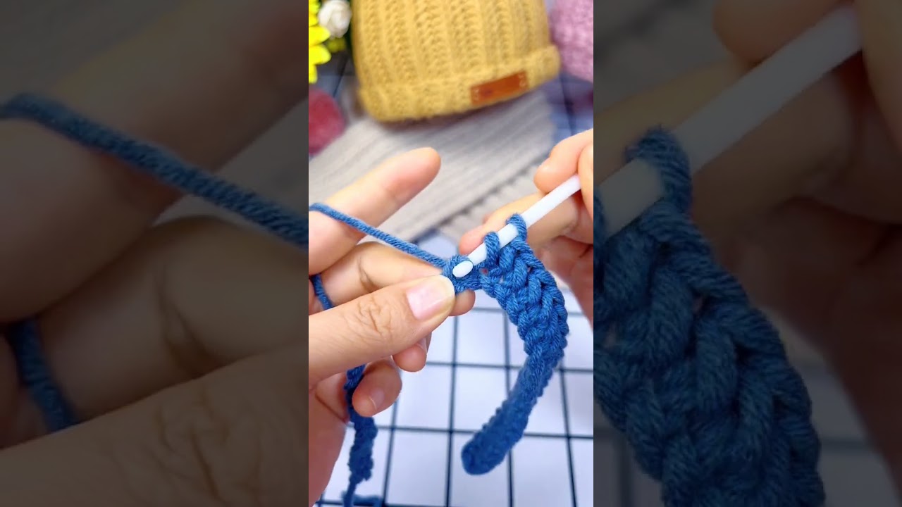 Crochet hat stitch #crochetpatterns #crochet #crochethat