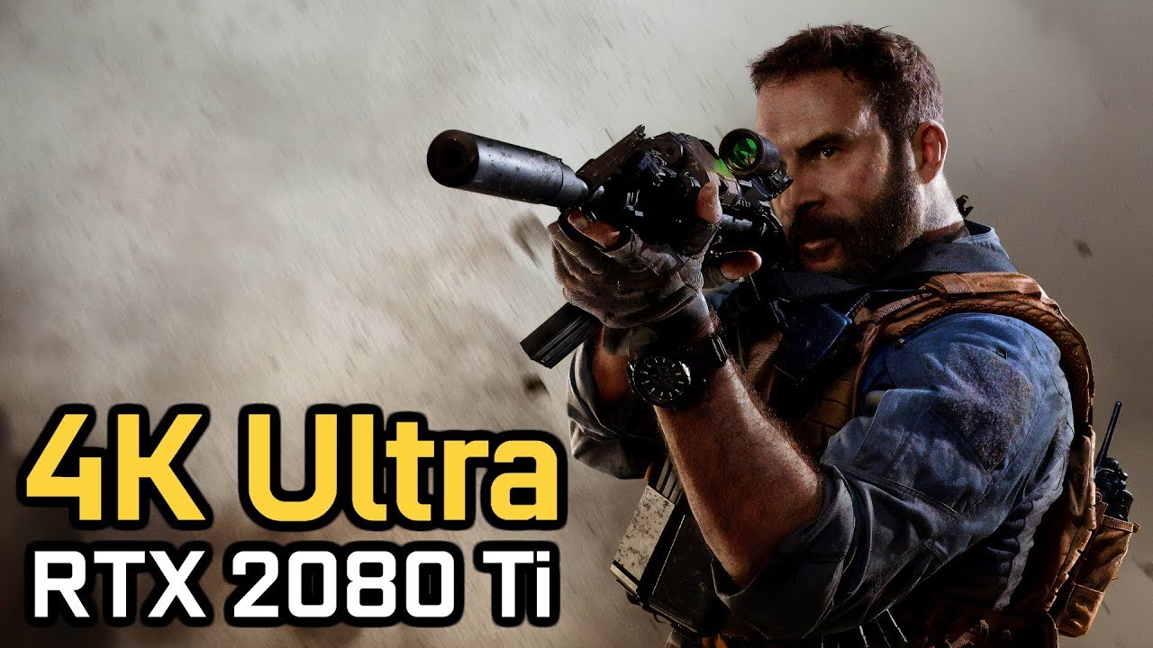 Call of Duty Modern Warfare 4K ULTRA Benchmark - RTX 2080 Ti