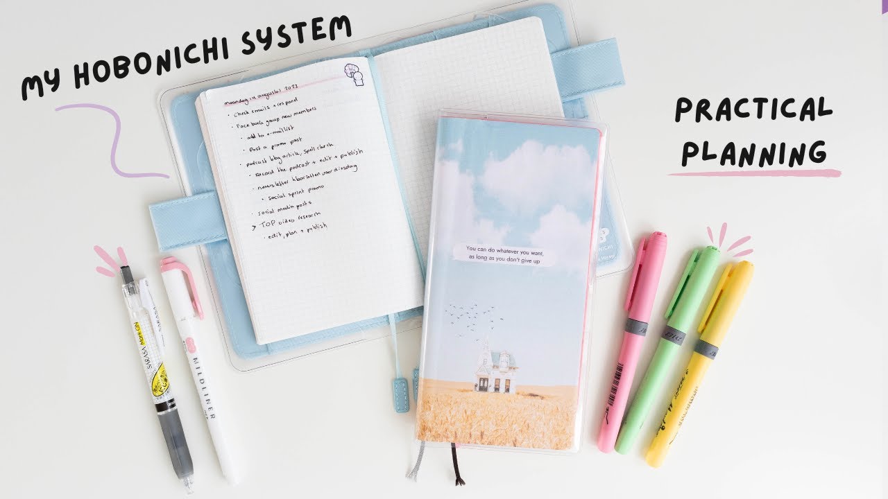 My Hobonichi system for productive planning, August 2023 | My True Life