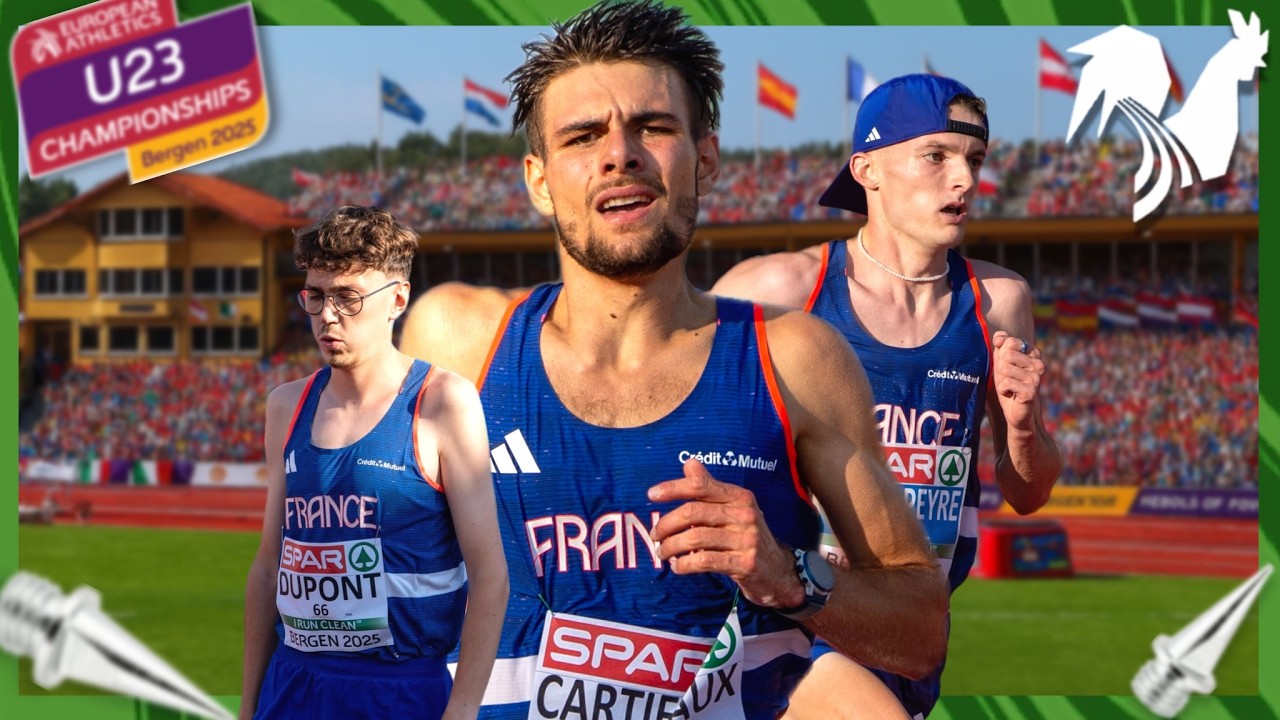 Je participe aux championnats d'Europe sur 10000m