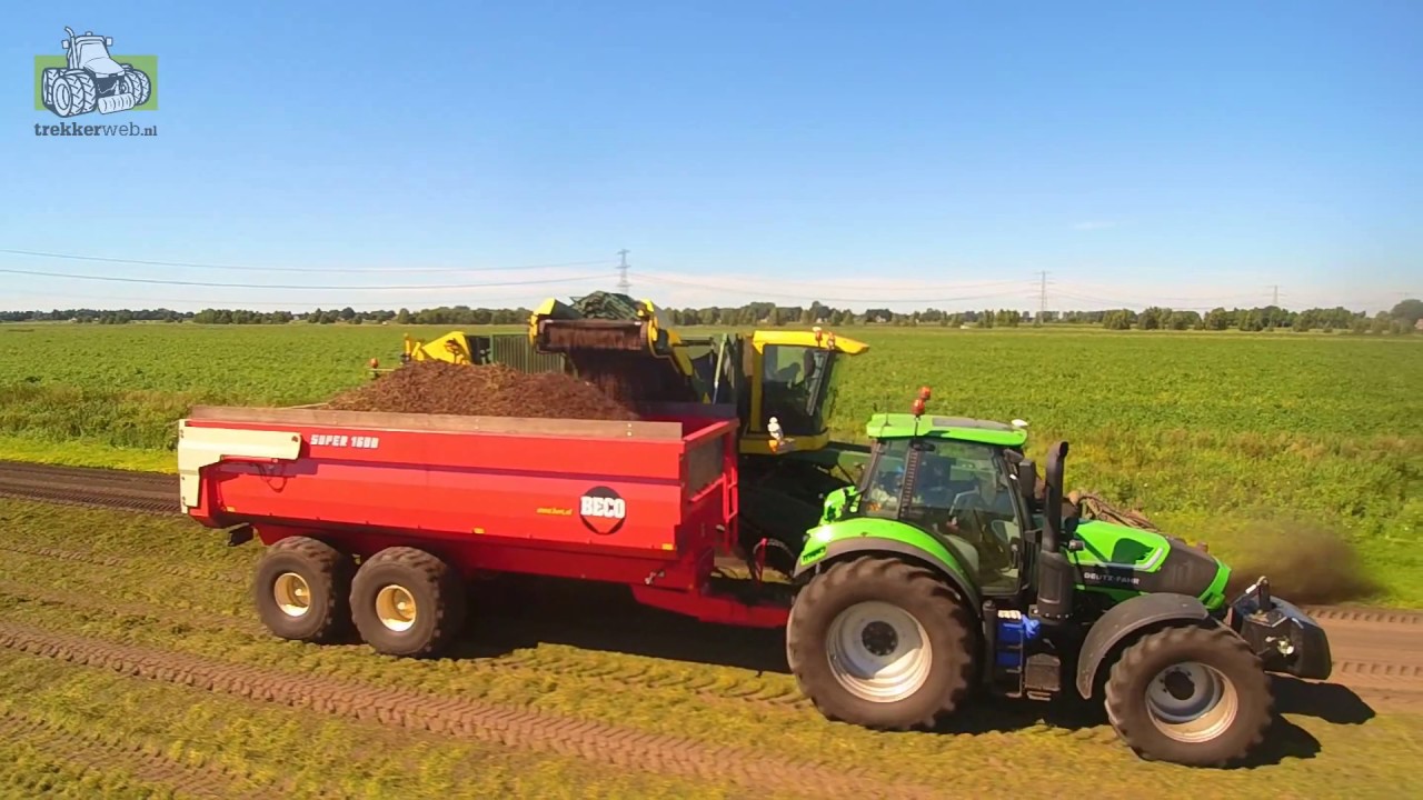 Ploeger zelfrijder op rups de AR 4B van Loonbedrijf Gebr. Van Unen