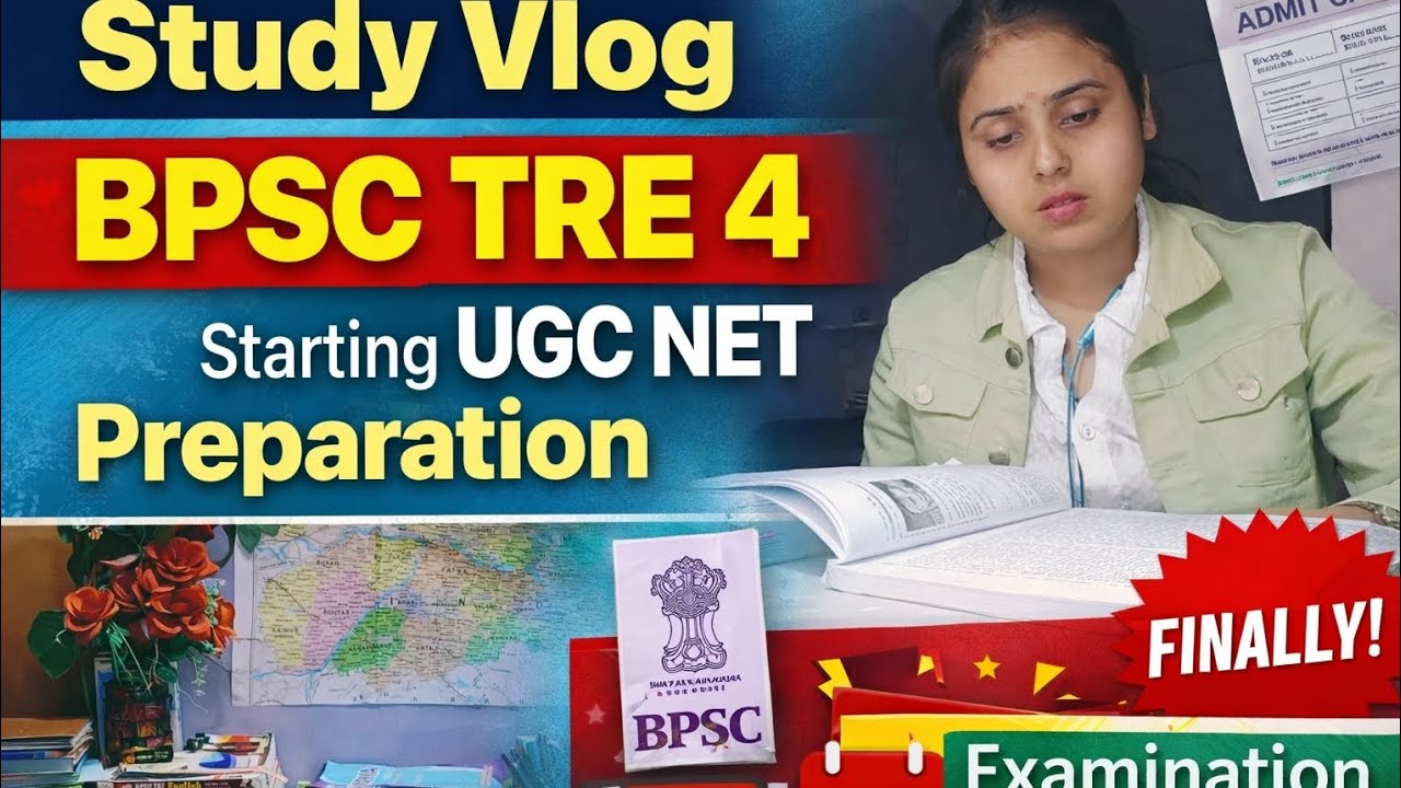 अब नहीं रुकेगी तैयारी 💪 | BPSC TRE 4 Exam Date Out | UGC NET + BPSC Study Vlog@sachinacademy17