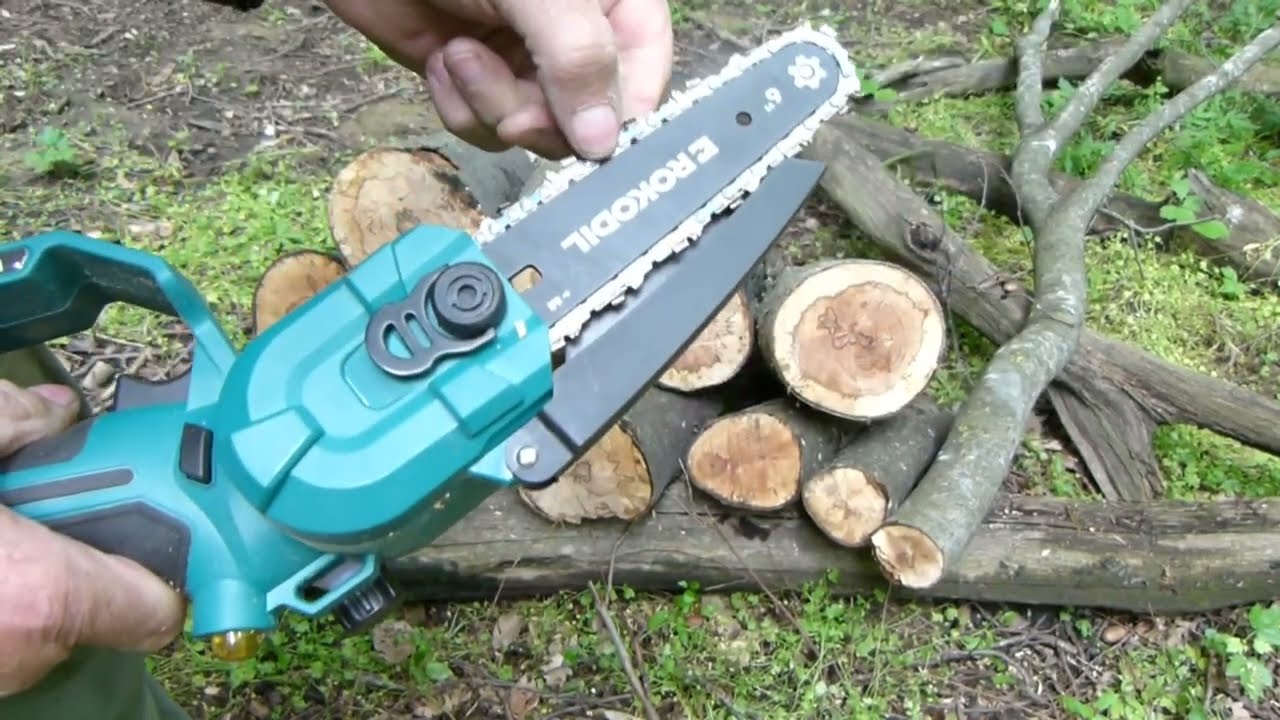 Аккумуляторная цепная мини пила Rokodil Cutter Pro. Обзор и тесты