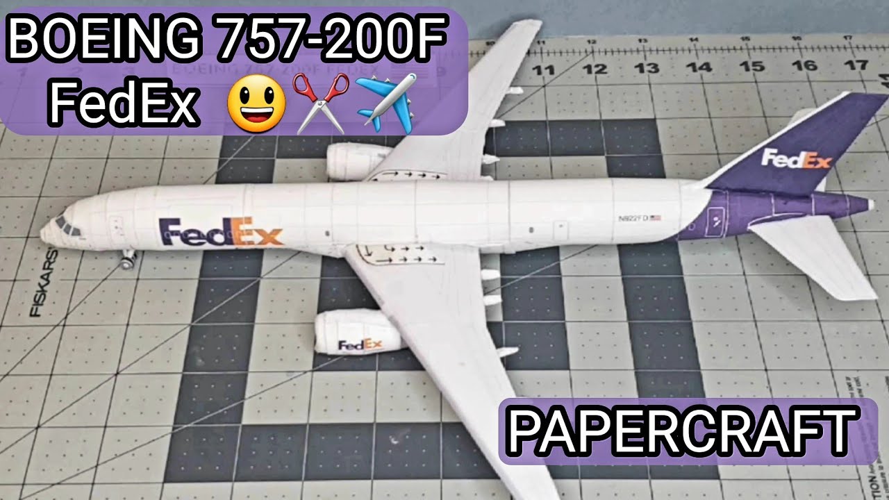 Boeing 757-200F FedEx ✂️✈😀