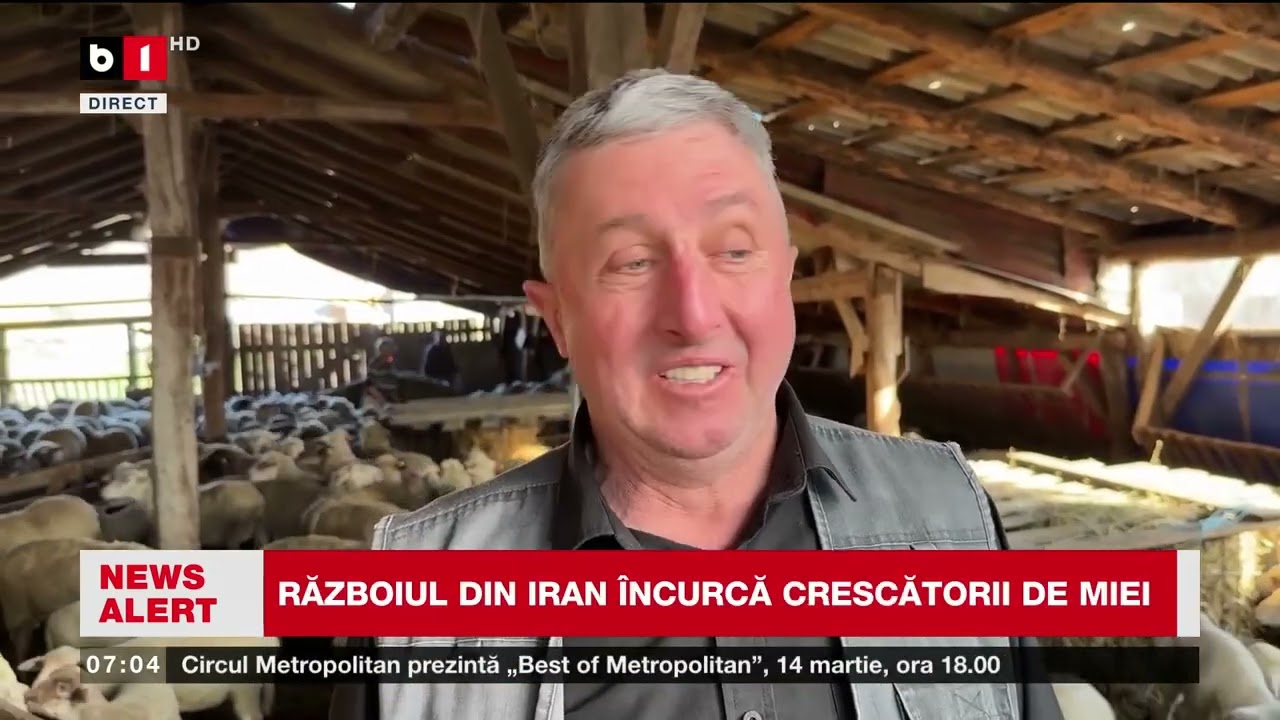 RĂZBOIUL DIN IRAN ÎNCURCĂ CRESCĂTORII DE MIEI_Știri B1TV_14 mar. 2026