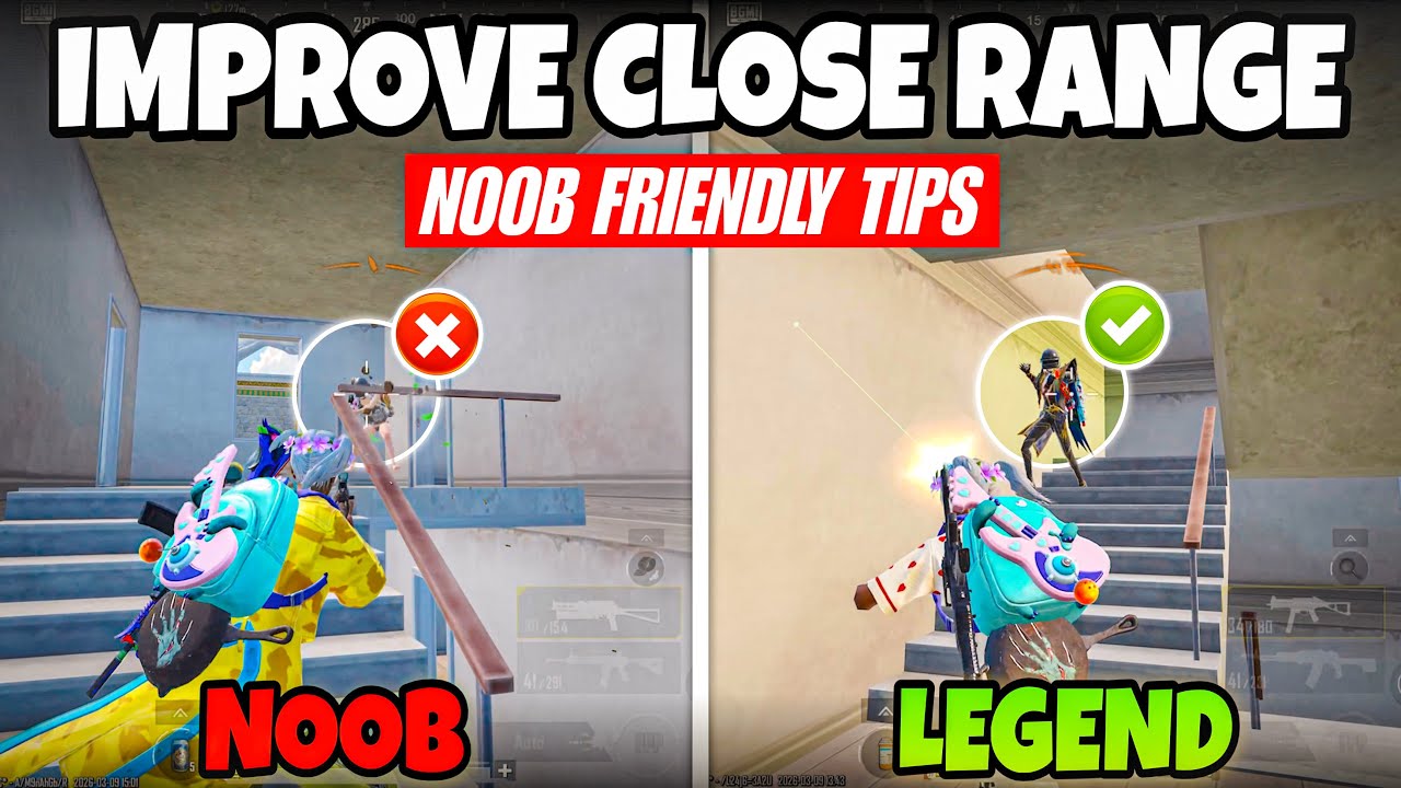 Top CLOSE RANGE Tips & Tricks In BGMI🔥How To IMPROVE Close Range Guide For Noobs | BGMI Tips/Tricks.