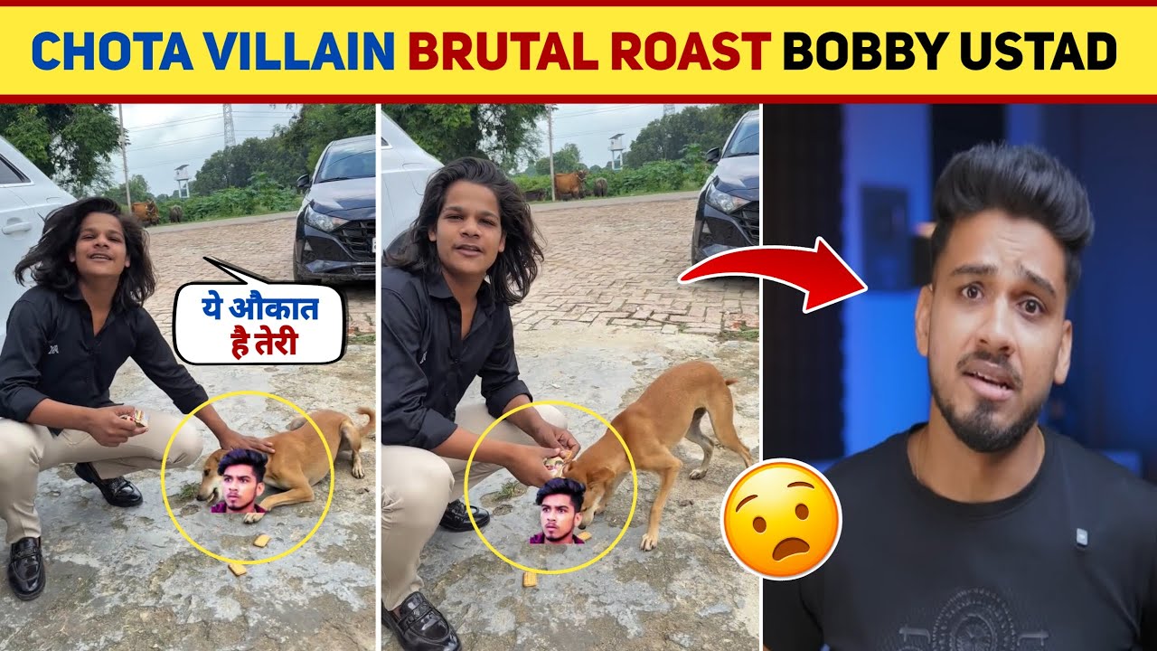 OMG!😱 Chota villain again roast Bobby Ustad | Bobby Ustad vs Chota Villain