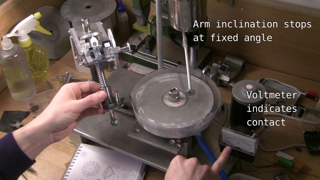 DIY Faceting Machine Part 1 - Head in Action
