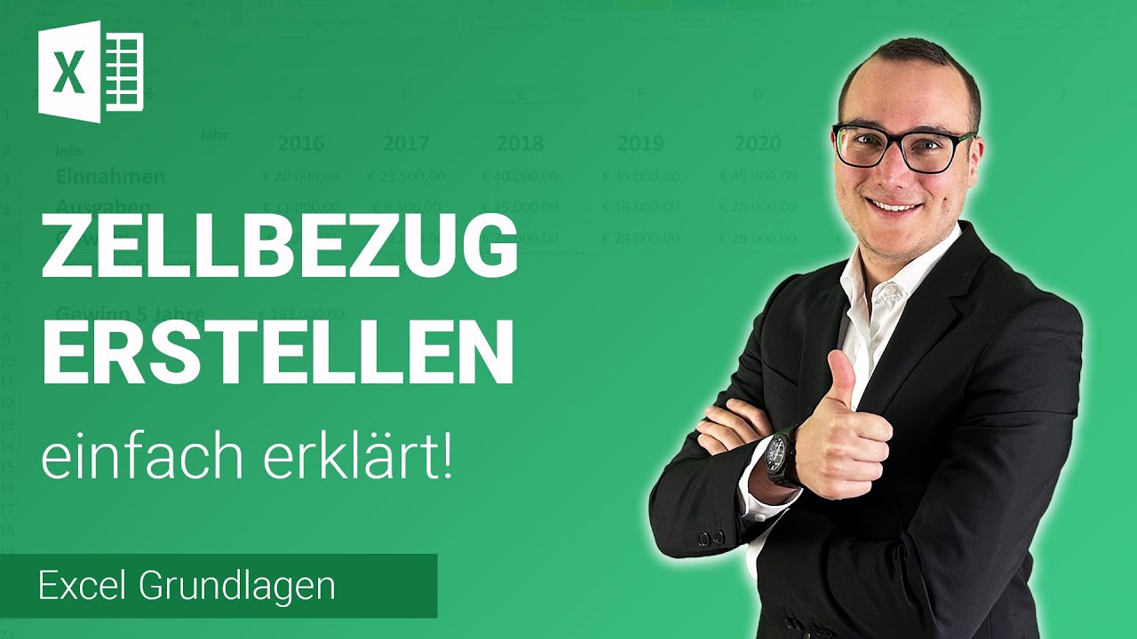 ABSOLUTER und RELATIVER ZELLBEZUG einfach erklärt | Lerne Microsoft Excel ✅