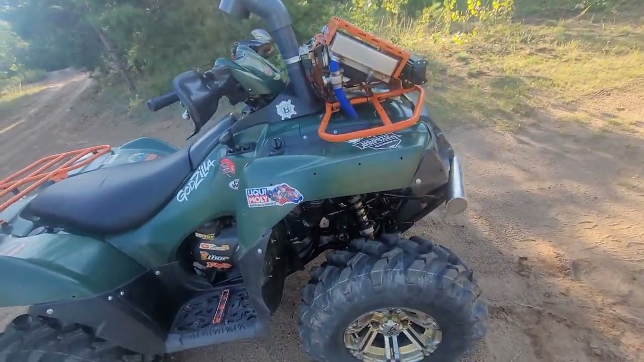 Продаю свой старый квадроцикл Kawasaki KVF 750 i.
