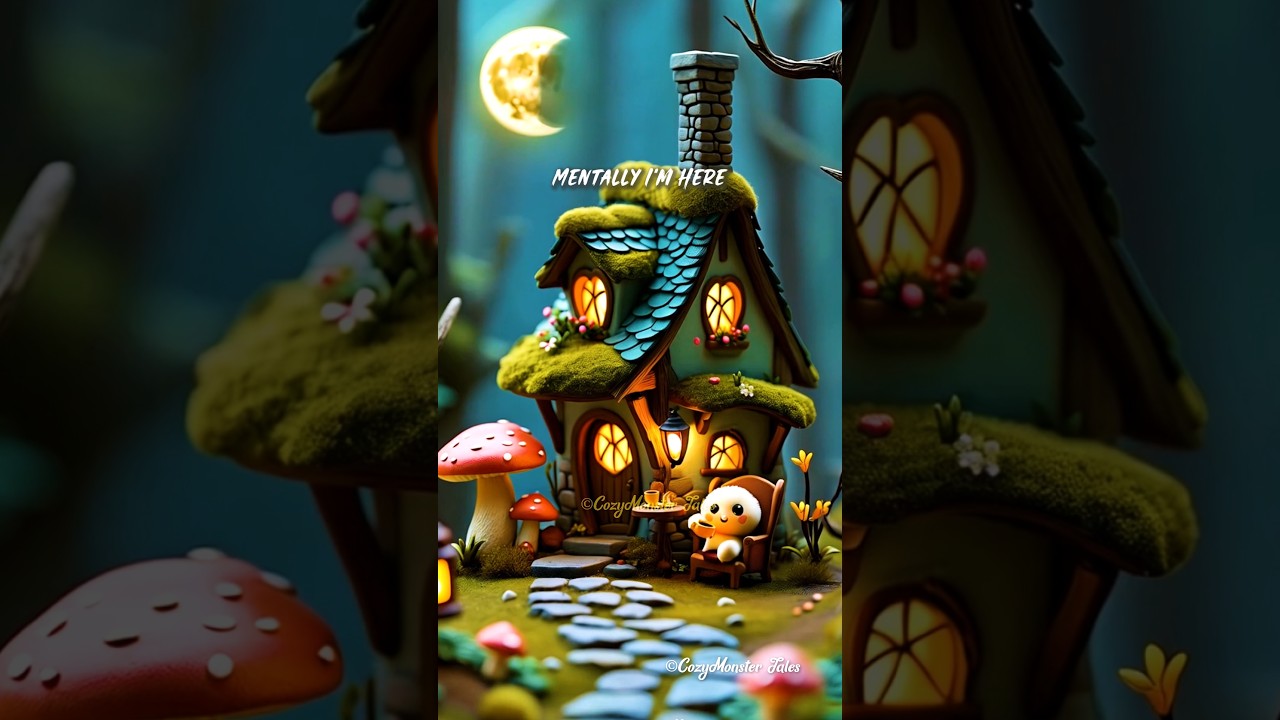 Whimsical Night in a Dreamy Cottage 🌙✨ Cozy Fantasy Animation in a Magical Forest