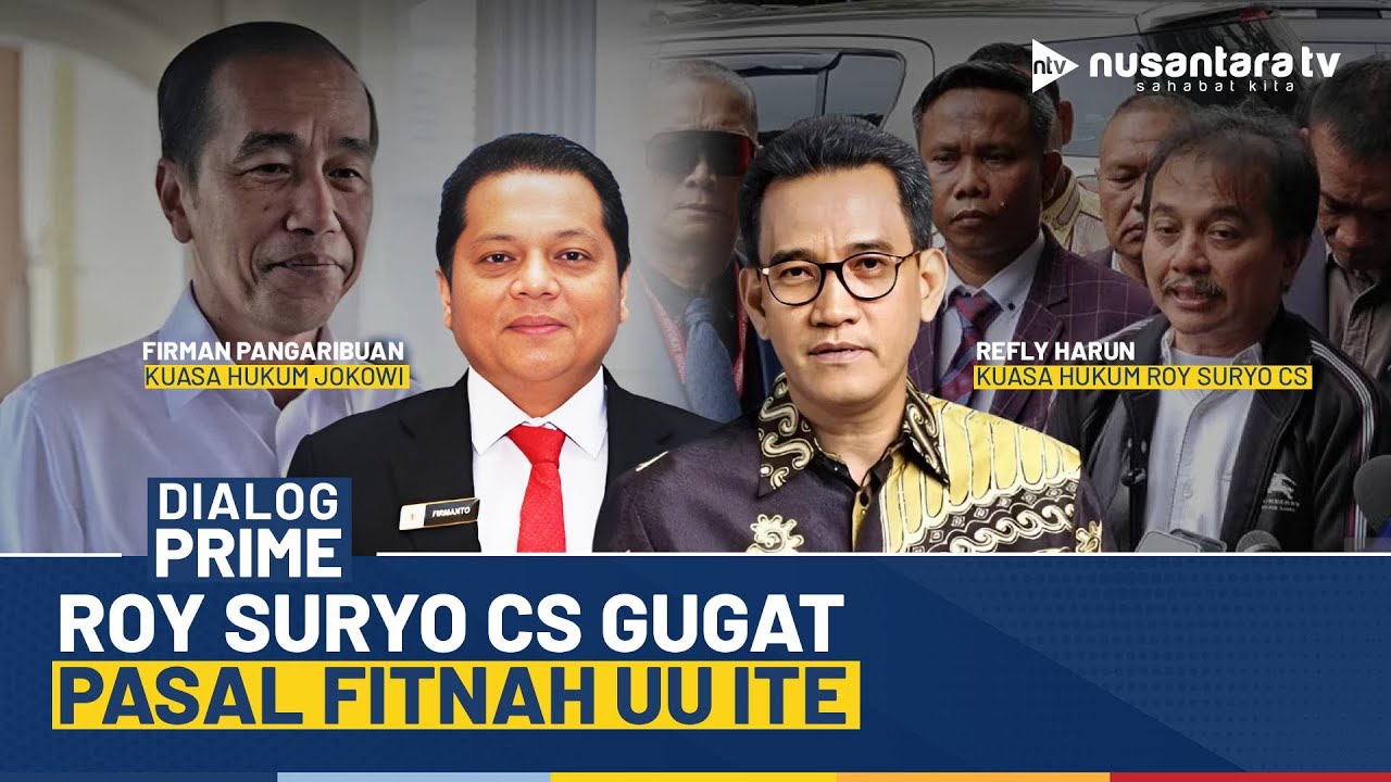 [LIVE] Roy Suryo Cs Gugat Pasal Fitnah UU ITE | DIALOG PRIME