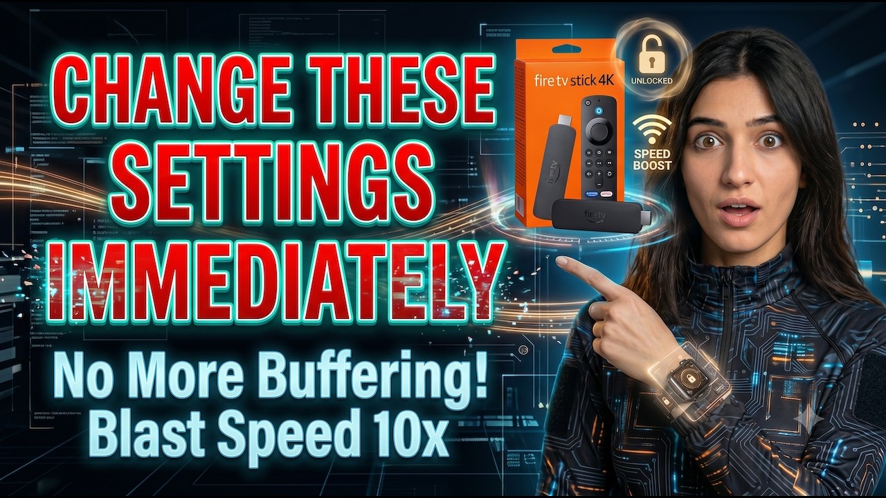 DO THIS IMMEDIATELY for 10X Firestick Speed! (No More Buffering)