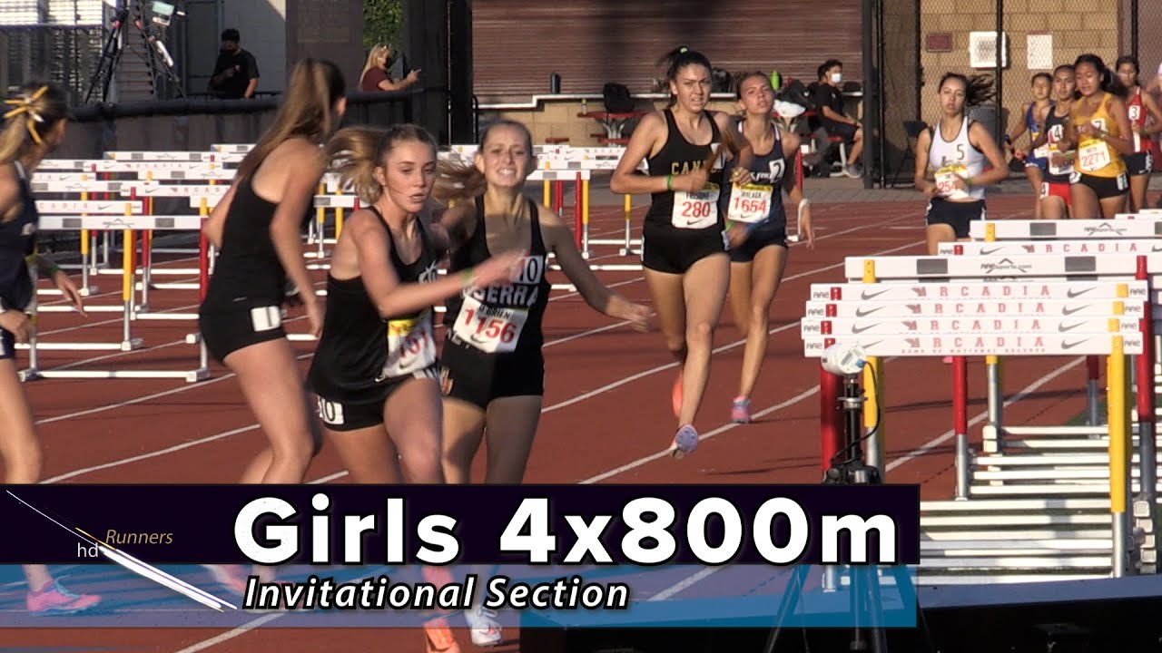 2021 TF - Arcadia Invitational - 4x800 Relay (Girls)