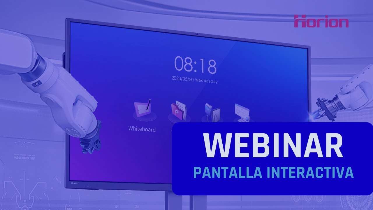 Webinar Pantallas Interactivas Horion