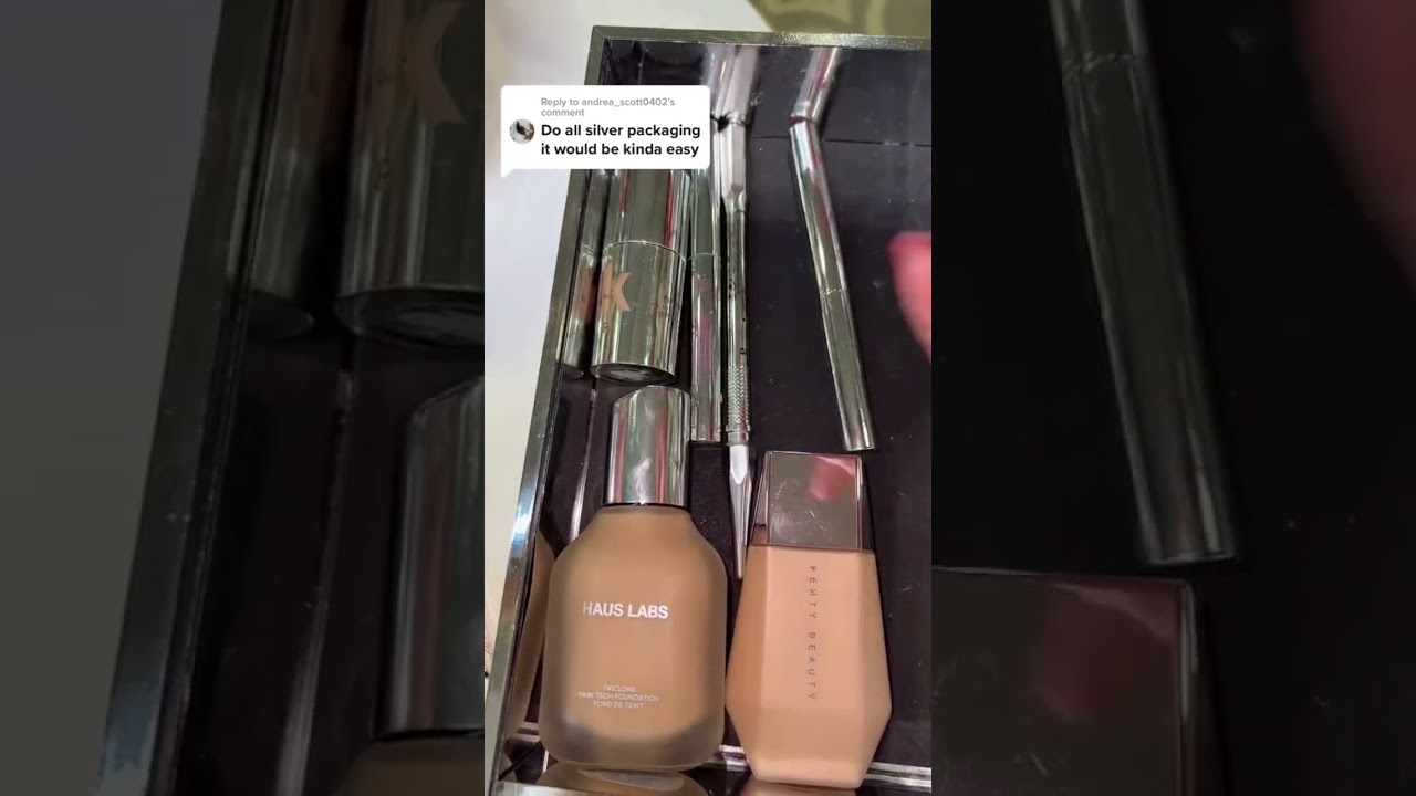 SILVER Packaging Makeup Challenge