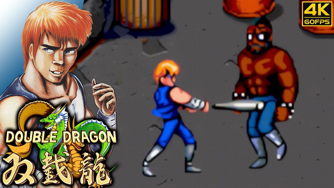Double Dragon (Arcade / 1987) 4K 60FPS