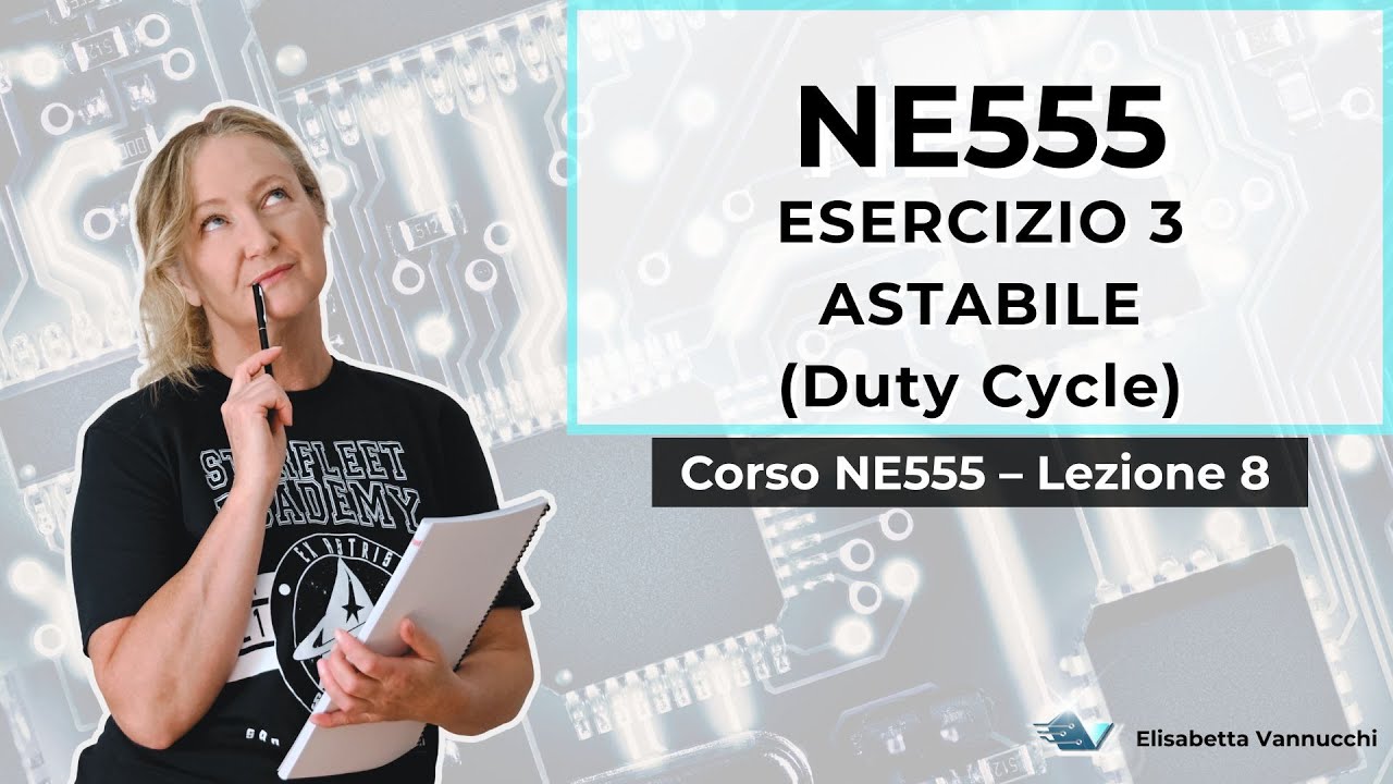 NE555 astabile – Esercizio sul duty cycle | Corso NE555