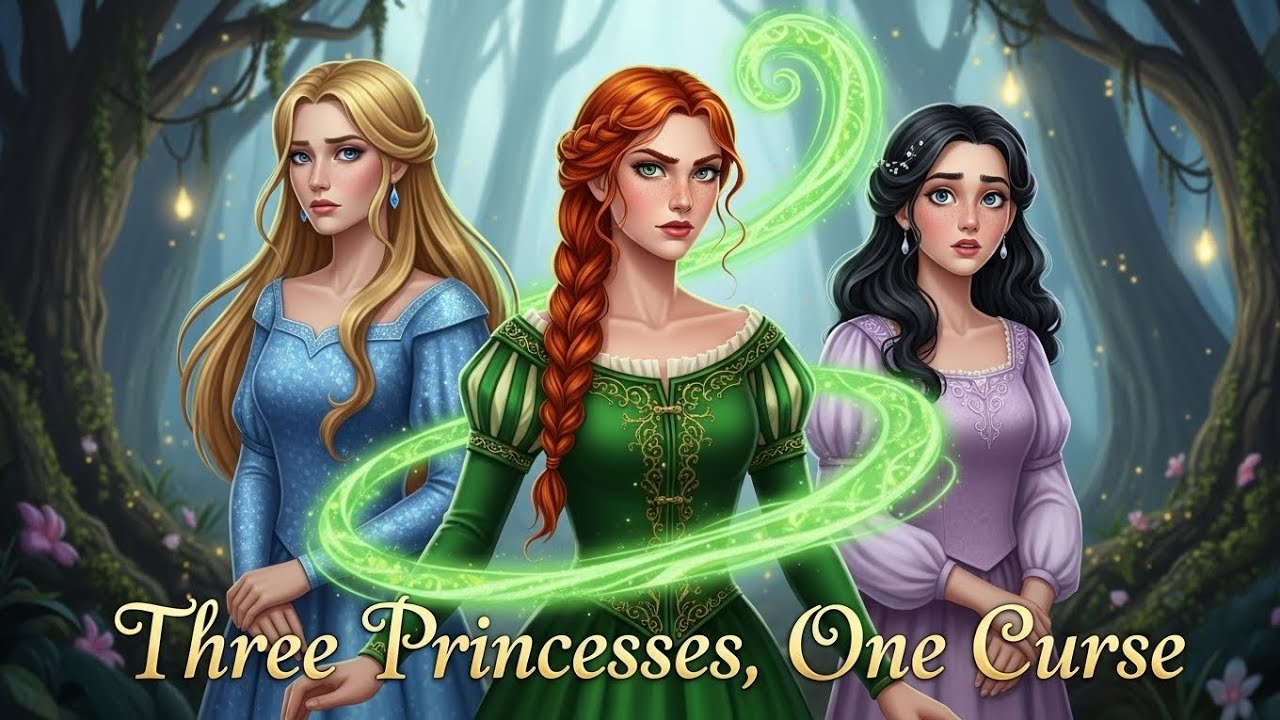 🔥Three Princesses, One Curse 😲| Sad Fairy Tale Stor💥