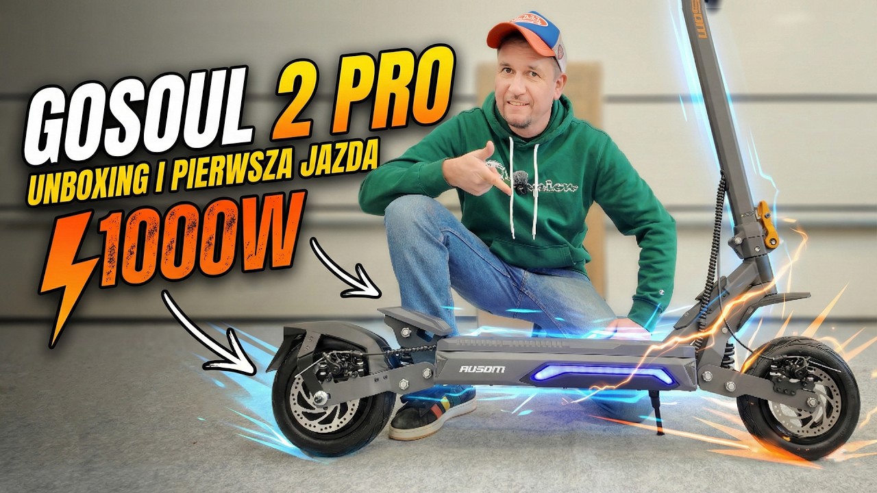 AUSOM Gosoul 2 PRO - unboxing pierwsza jazda i por&oacute;wnanie