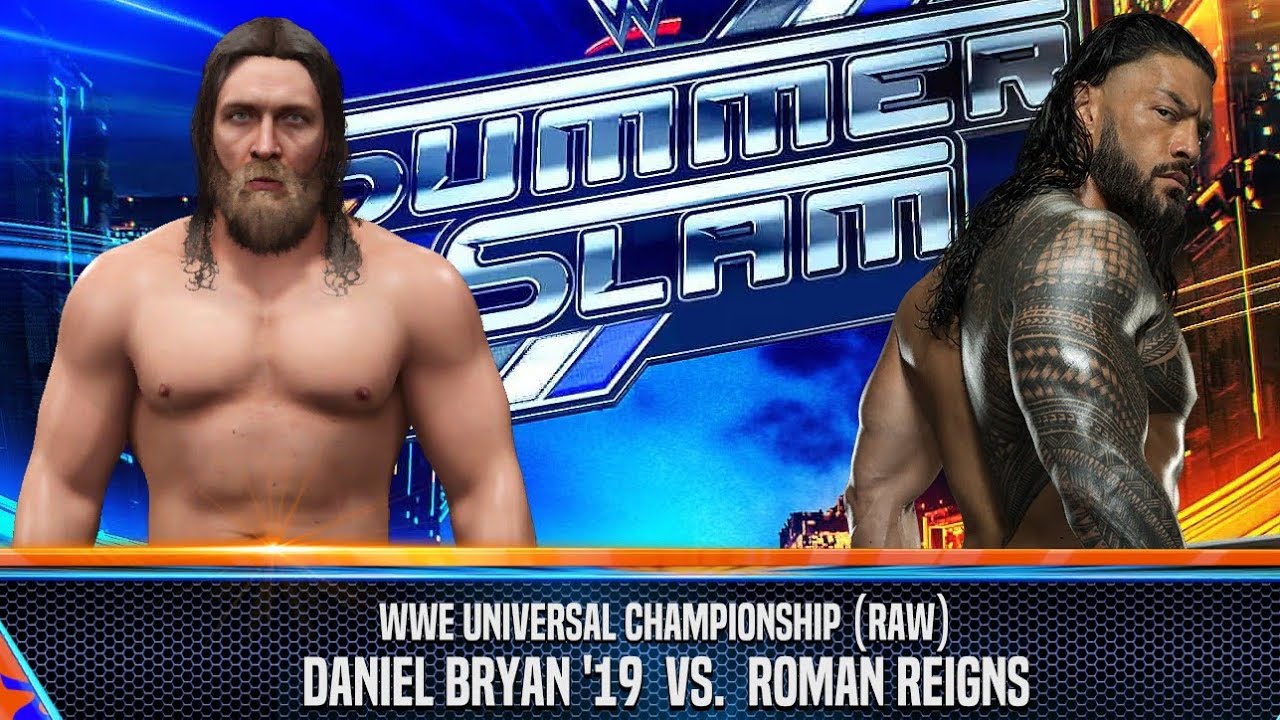WWE 2K24 Daniel Bryan'19 VS. Roman Reigns | One On One Match | WWE Universal Championship