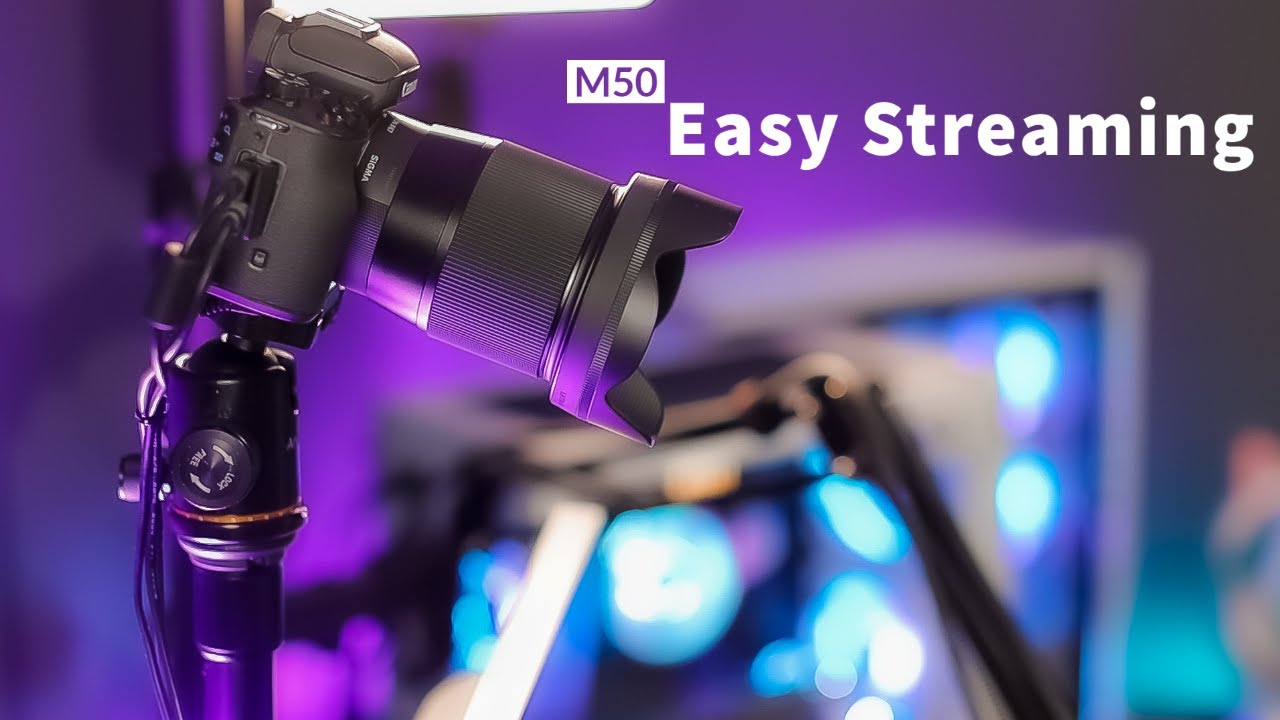 Canon M50 |  How to Stream using EOS Webcam Utility, Sparkocam, and Capture Card