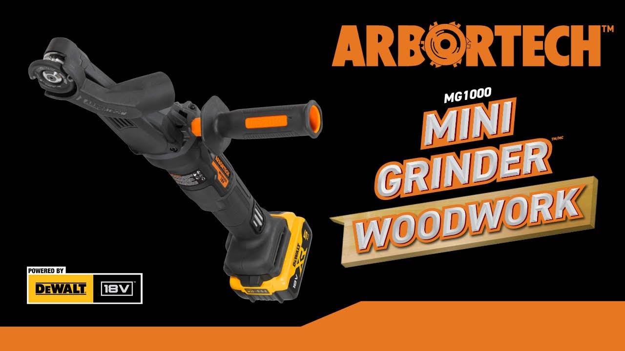 The All New Arbortech MG1000 Mini Grinder + Woodworking Pack | Full Carving System