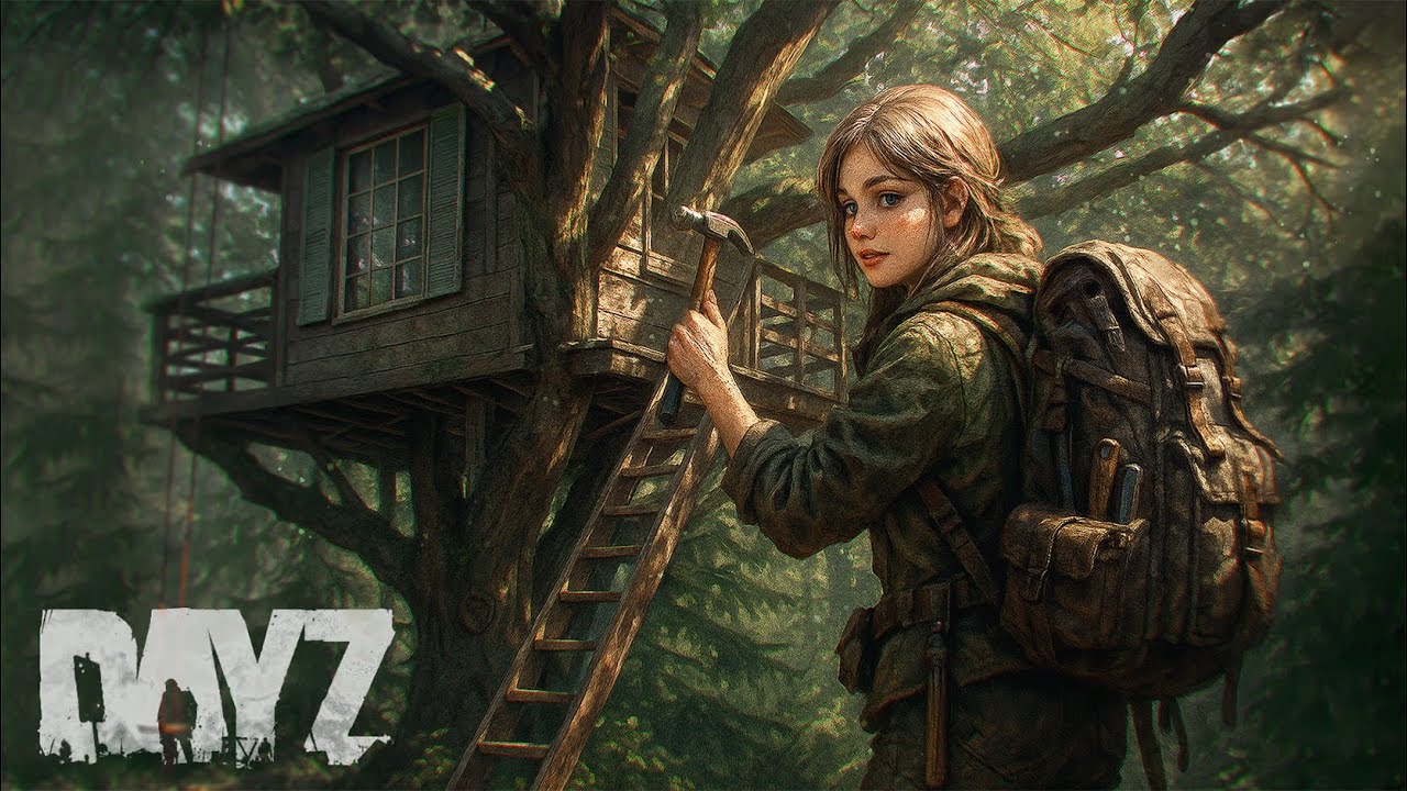 Жалкие попытки построить домик на дереве в DayZ | MIDNIGHT