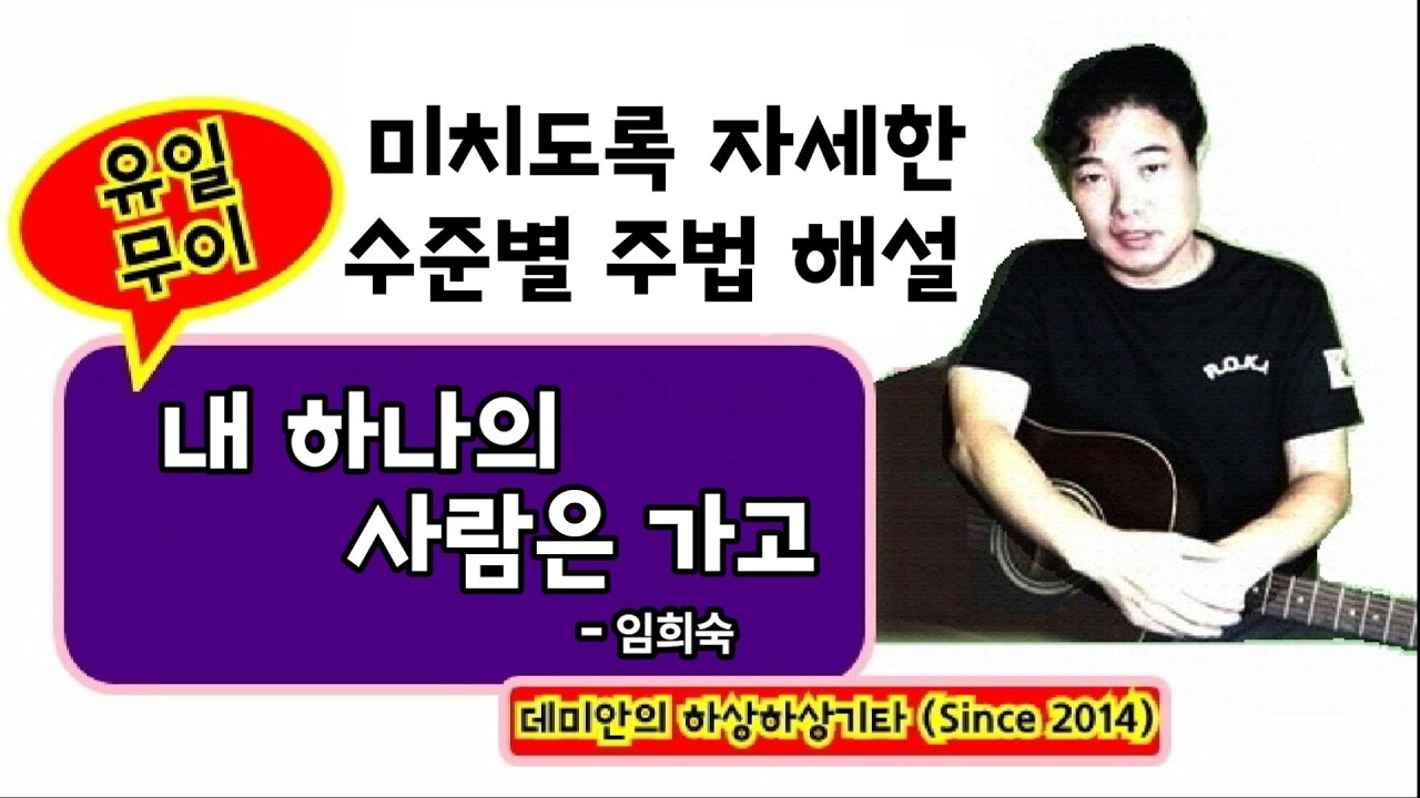 (초중급별 주법해설) 내하나의 사람은 가고 - 미치도록 자세한 주법해설 /데미안의 하상하상기타