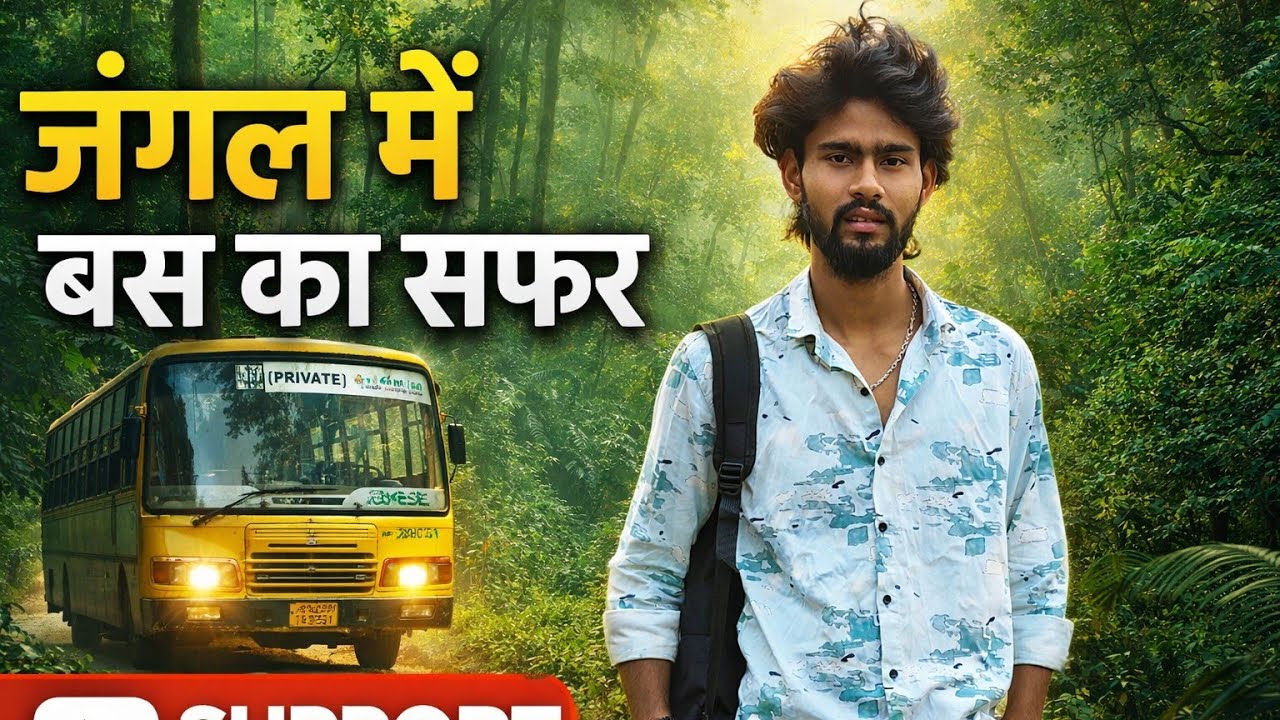 जंगल में बस का सफर  || jungle mein bans ka Safar 