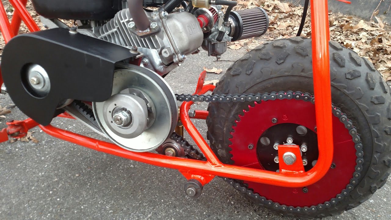 Chain tensioner Build for the doodle bug mini bike.