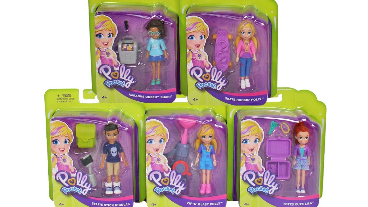 Polly Pocket Dolls Unboxing Toy Review